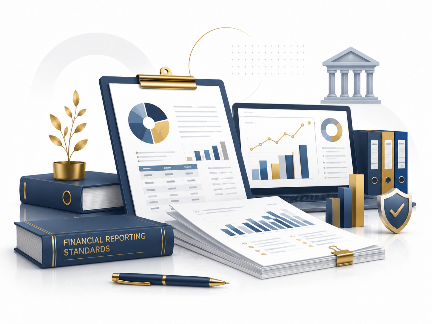 Representative visual for Financial Reporting & NFRS Support services